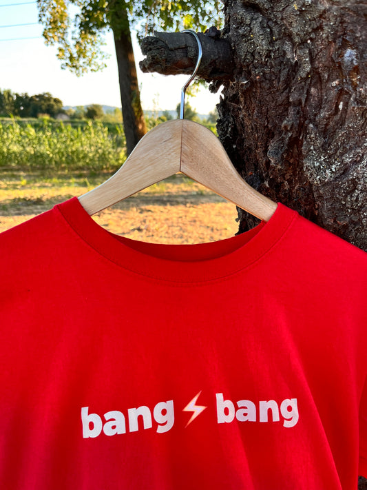 T-shirt bang⚡bang red