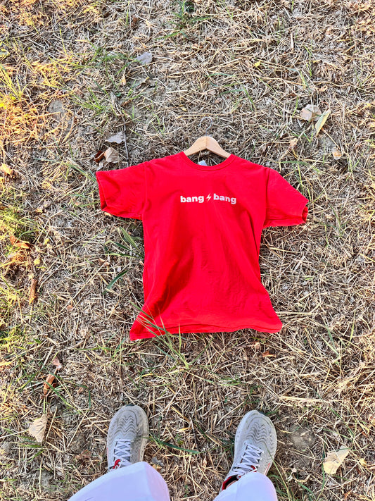 T-shirt bang⚡bang red